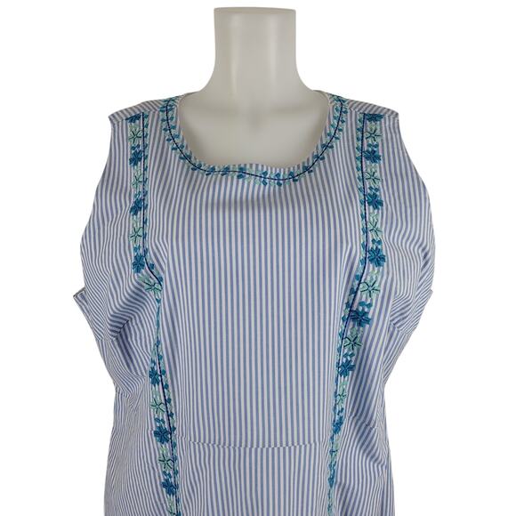 Vineyard Vines Blue/White Stripped Embroidered Floral 22 NWT - Picture 2 of 10